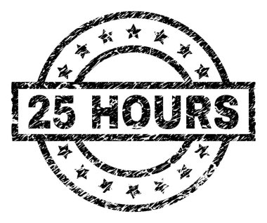 Çizik dokulu 25 saat damga mühür