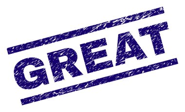 Dokulu büyük damga mühür çizik