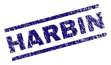 Dokulu Harbin damga mühür çizik