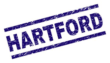 Dokulu Hartford damga mühür çizik