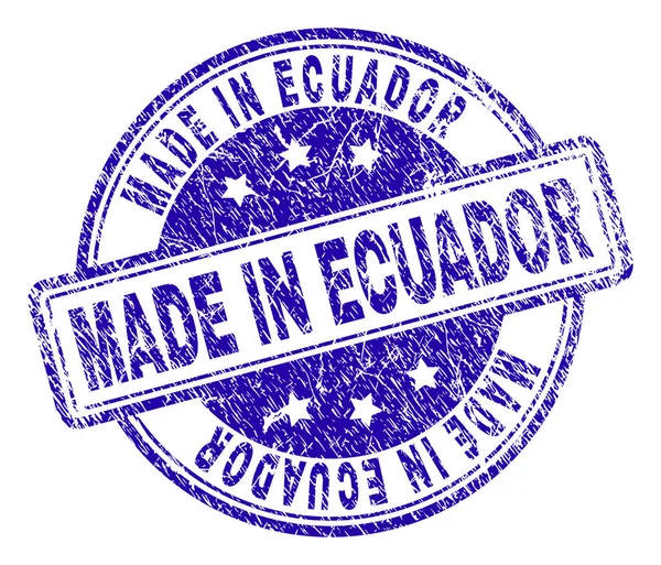 Porysowana teksturowanej w plombie Ekwador — Wektor stockowy