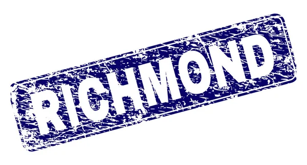 Yuvarlatılmış dikdörtgen damga çizilmiş Richmond çerçeveli