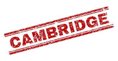 Grunge Cambridge damga mühür dokulu