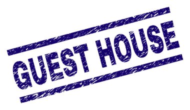 Çizik dokulu Konuk evi damga mühür