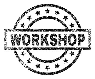 Grunge atölye damga mühür dokulu