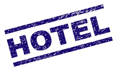 Dokulu Hotel damga mühür çizik