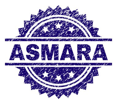 Dokulu Asmara damga mühür çizik