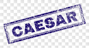 Çizik Sezar dikdörtgen damgası