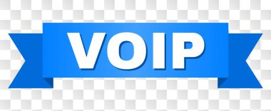 VoIP metin ile mavi bant
