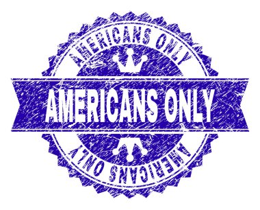 Çizik dokulu Amerikalılar sadece mühür ile kurdele pul