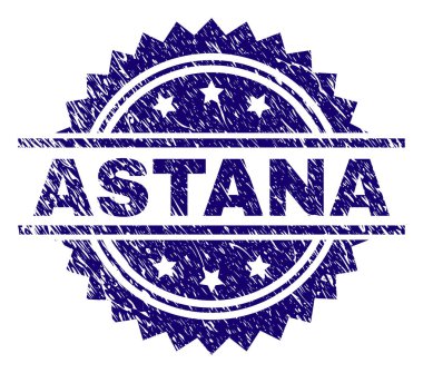 Grunge Astana damga mühür dokulu
