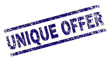 Dokulu benzersiz teklif damga mühür çizik