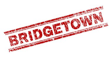 Grunge Bridgetown damga mühür dokulu