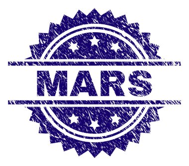 Çizik dokulu Mars mühür damgası