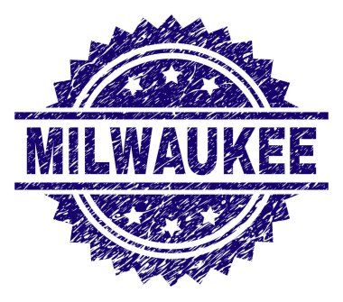 Dokulu Milwaukee damga mühür çizik