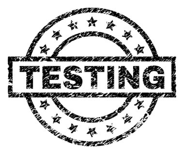 Dokulu test damga mühür çizik