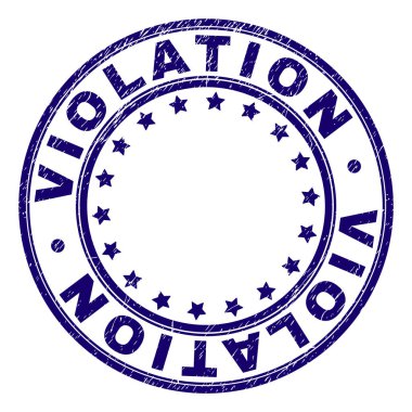 Damga mühür yuvarlak çizik dokulu ihlali