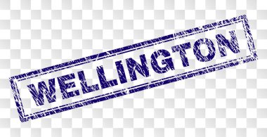 Grunge Wellington dikdörtgen damgası