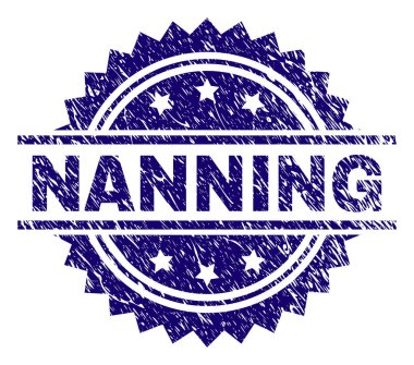 Grunge Nanning damga mühür dokulu