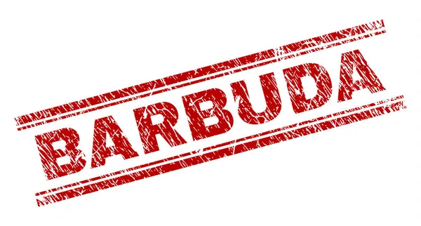 Grunge Barbuda damga mühür dokulu