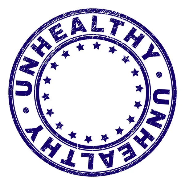 Dokulu sağlıksız yuvarlak damga mühür çizik