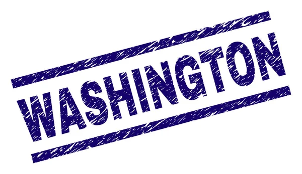 Grunge texturiertes Washington Stempelsiegel — Stockvektor