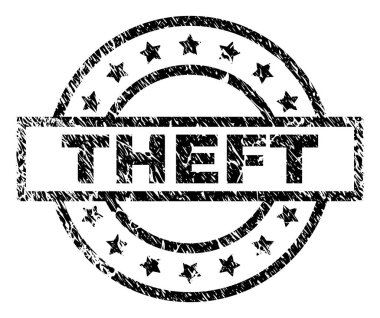 Dokulu hırsızlık damga mühür çizik