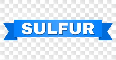 Kükürt metin ile mavi bant