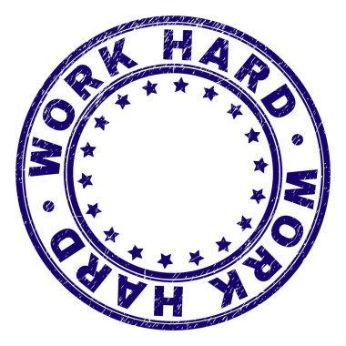 Dokulu iş sert yuvarlak damga mühür çizik