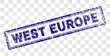 Çizik Batı Avrupa dikdörtgen damgası