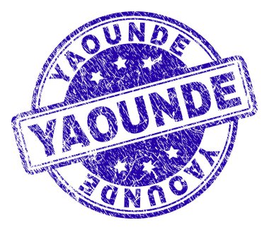 Grunge Yaounde damga mühür dokulu