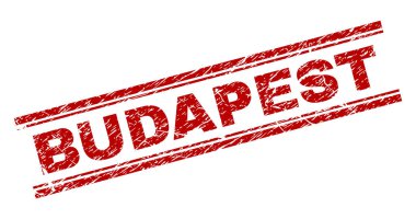 Dokulu Budapeşte damga mühür çizik