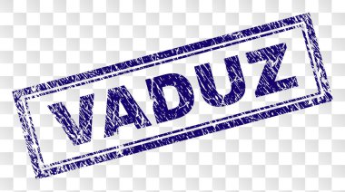 Grunge Vaduz dikdörtgen damgası