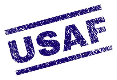 Dokulu Usaf damga mühür çizik