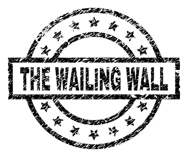 Grunge υφής σφραγίδα γραμματοσήμων τείχος των δακρύων — Διανυσματικό Αρχείο