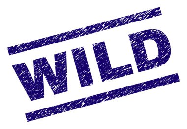 Dokulu vahşi damga mühür çizik