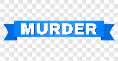 Cinayet başlık ile mavi şerit