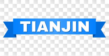 Mavi bant Tianjin açıklamalı alt yazılı