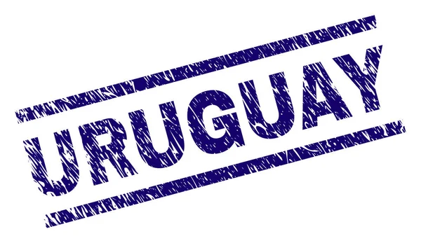 Sello de sello URUGUAY texturizado Grunge — Vector de stock