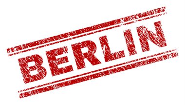 Dokulu Berlin damga mühür çizik