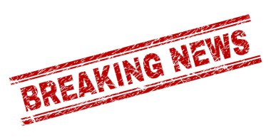 Grunge Haberler damga mühür kırma dokulu