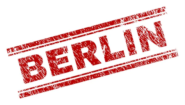Repad texturerat Berlin stämpelplatta — Stock vektor