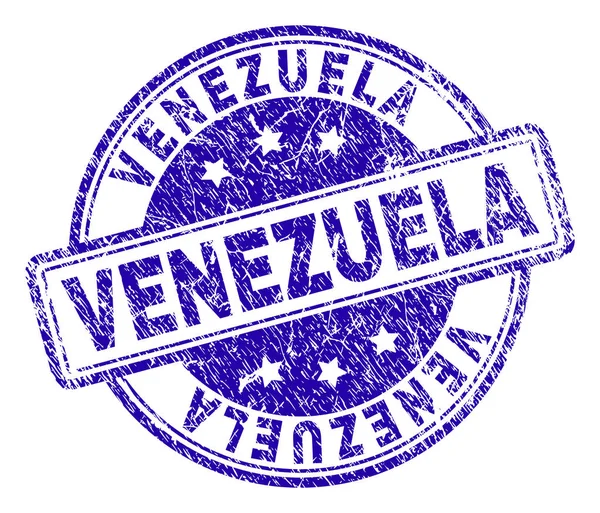 Grunge getextureerde Venezuela stempel-zegel — Stockvector