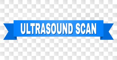 Ultrason inceden inceye gözden geçirmek metin ile mavi şerit