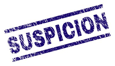Dokulu şüphe damga mühür çizik