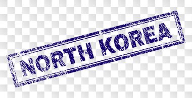 Çizik Kuzey Kore dikdörtgen damgası