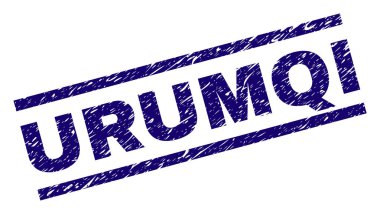 Grunge Urumçi damga mühür dokulu