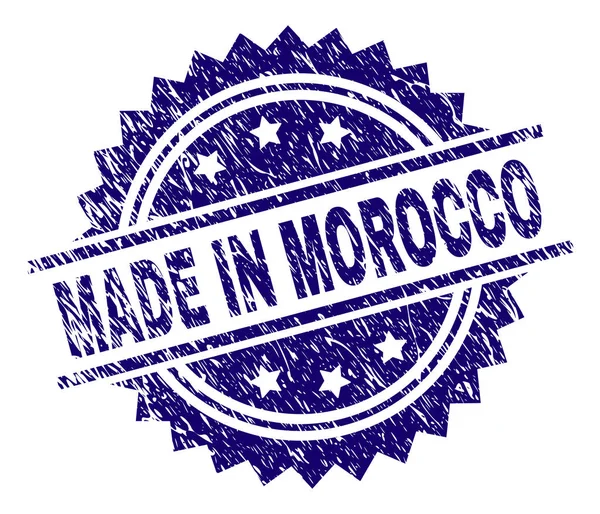 Porysowana teksturowanej w plombie Maroko — Wektor stockowy