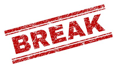 Dokulu ara damga mühür çizik