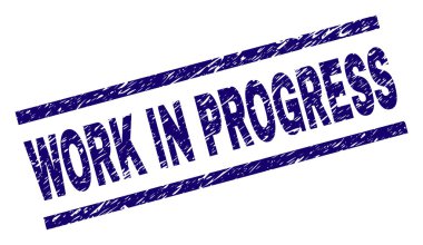 Grunge yapım aşamasında damga mühür dokulu